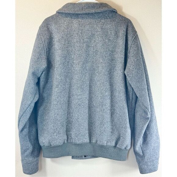 The North Face Rare 80's Vintage 100% Wool Lined Men's Button Front  Coat Large - Picture 5 of 13